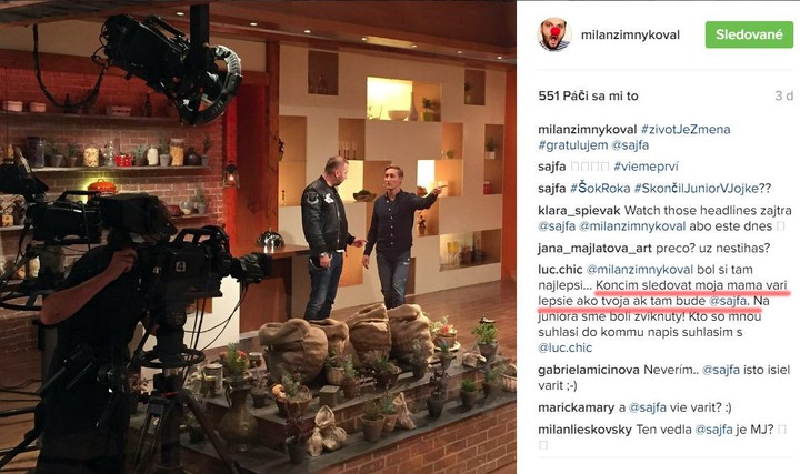 Moja mama - Juniora nahradza Sajfa